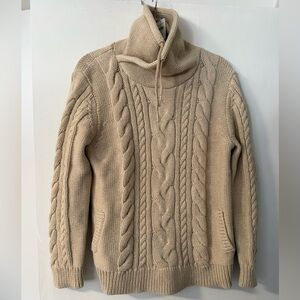 L.L. Bean | Women’s Cable Knit Sweater - Oatmeal | XL